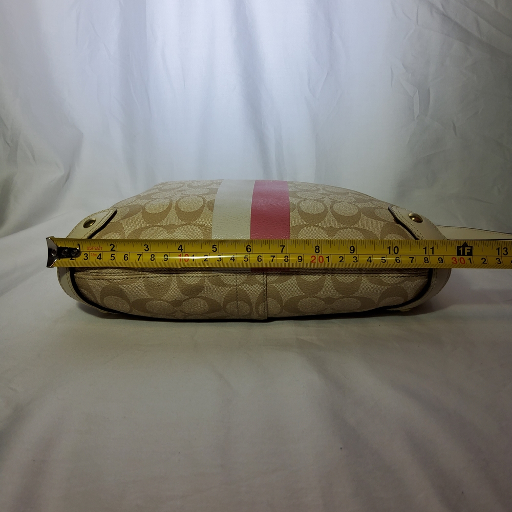 Coach Beige and Pink Women's Bag - Picture 8 of 14
